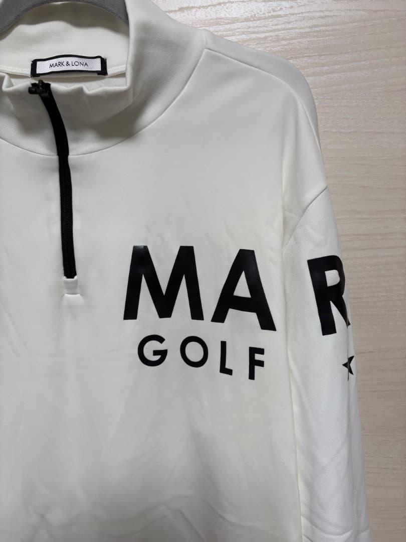 MARK & LONA ホワイト長袖シャツ