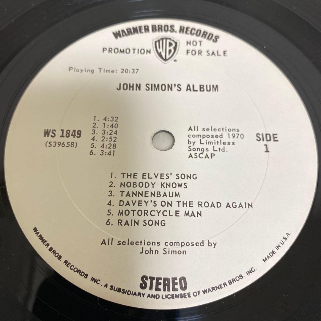 John Simon's Album (プロモ盤)