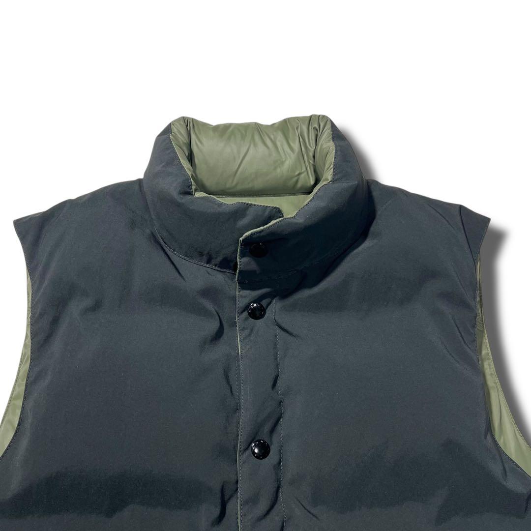 美品 Pilgrim Surf + Supply リバーシブル ダウン ベスト
