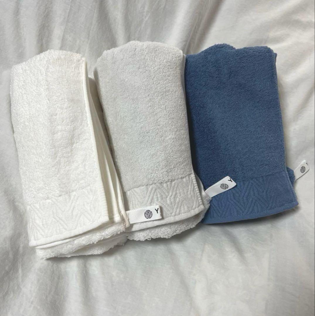 mmm　新品未使用YARN  IYO フェイスタオル3枚