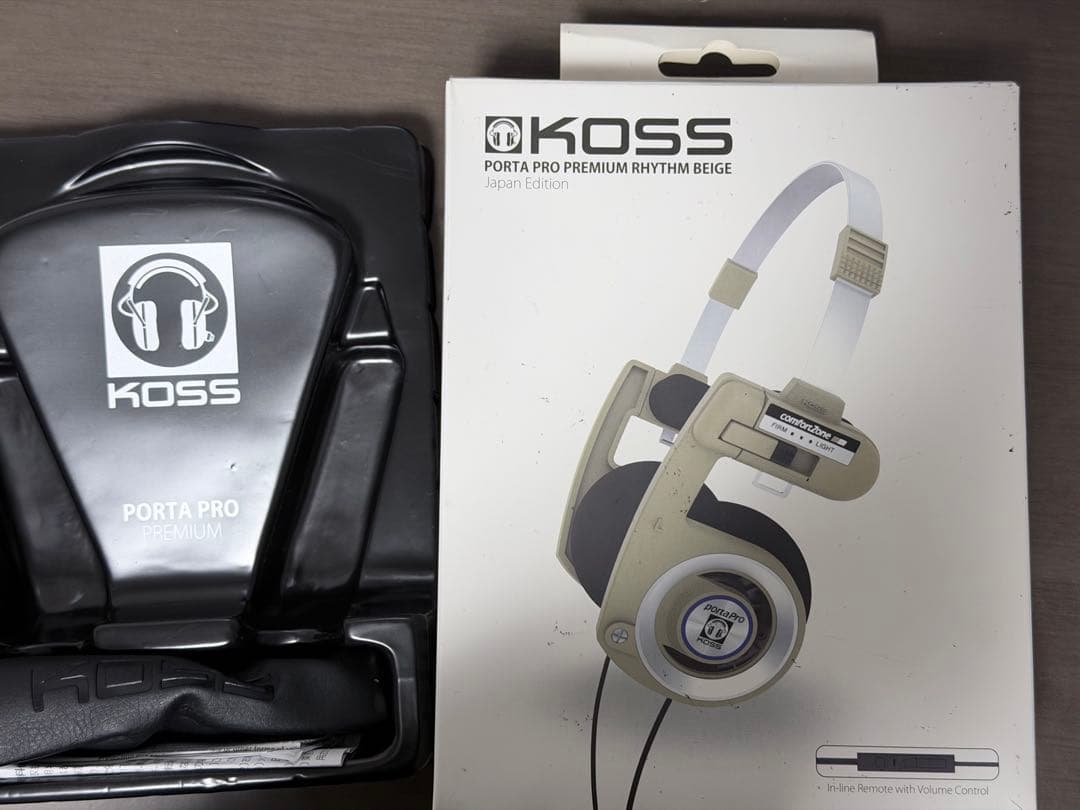ヘッドホン KOSS Porta Pro premium rhythm beige
