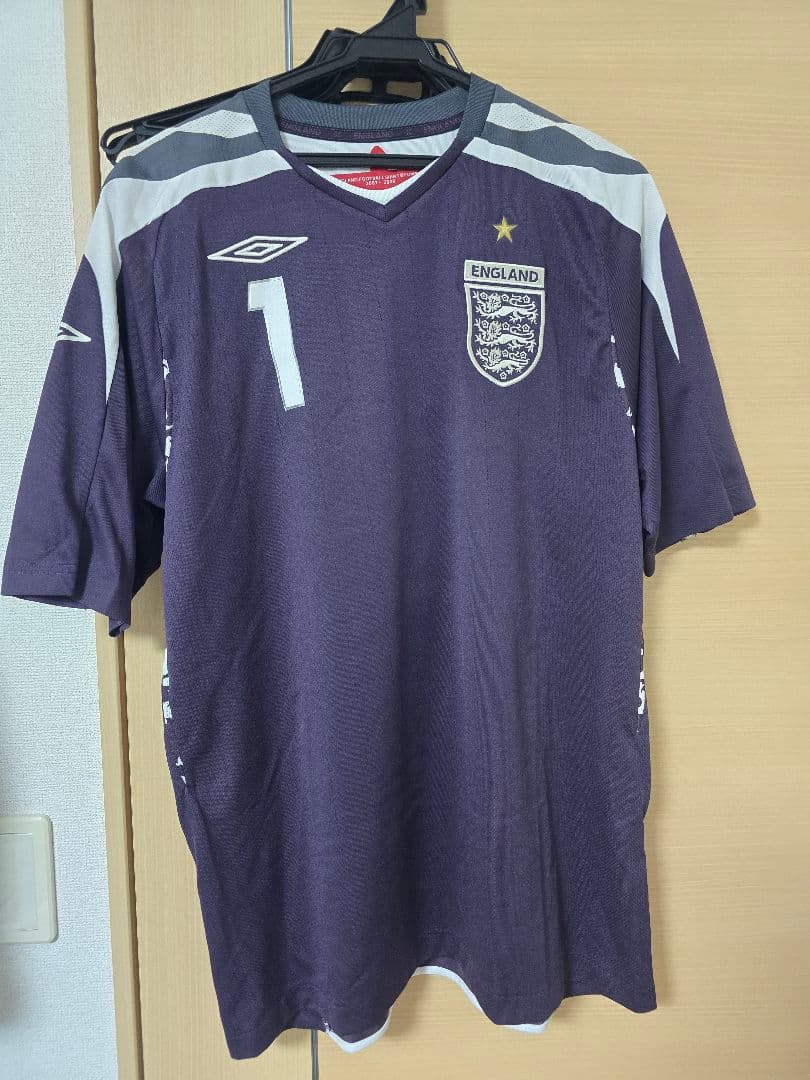 イングランド代表 GKユニフォーム 2007-2009モデル #1ジェームス