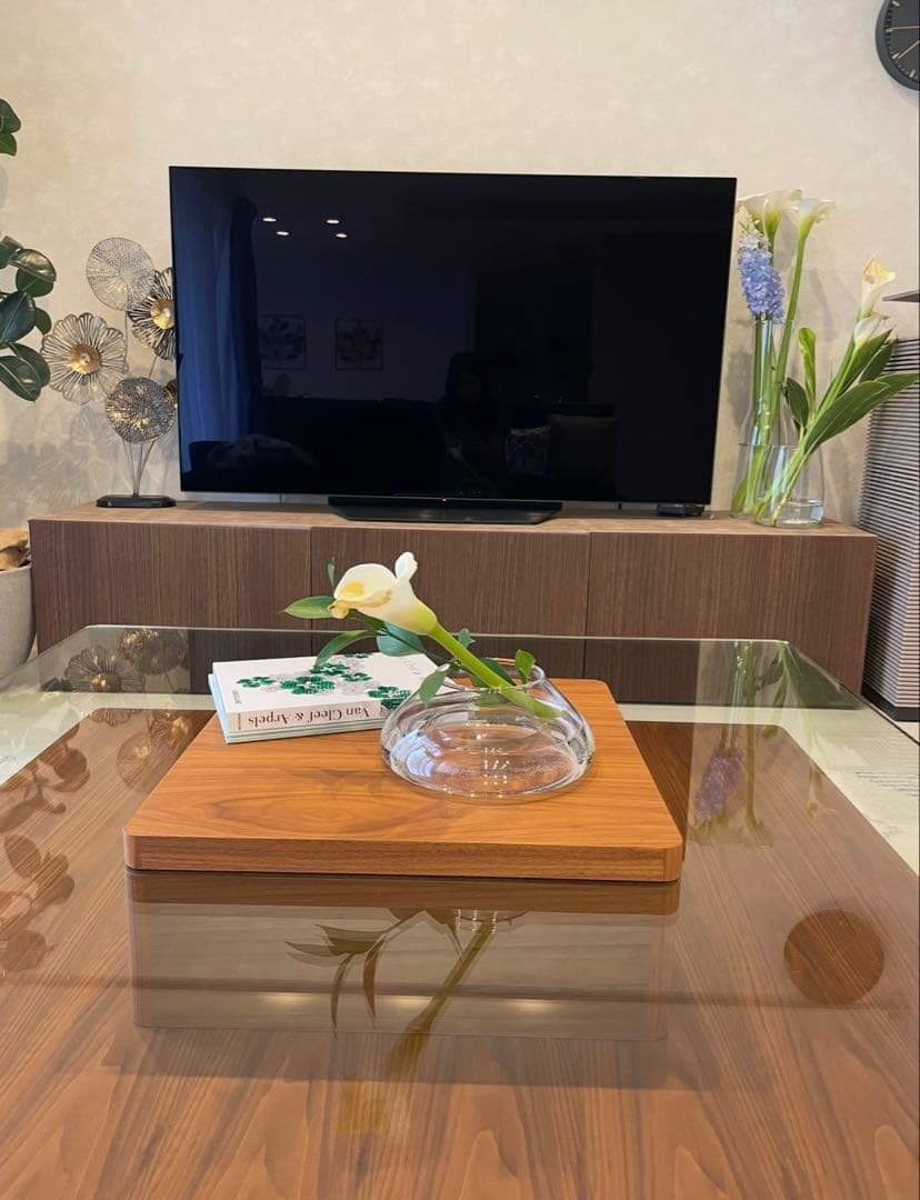 アルモニア　ガラスセンターテーブル