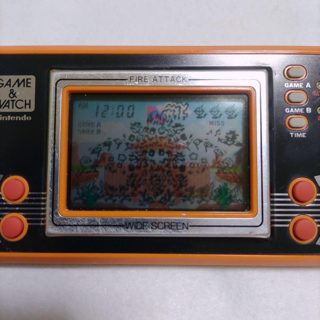 【レア】ゲーム&ウォッチ ワイドスクリーン　ファイアアタック