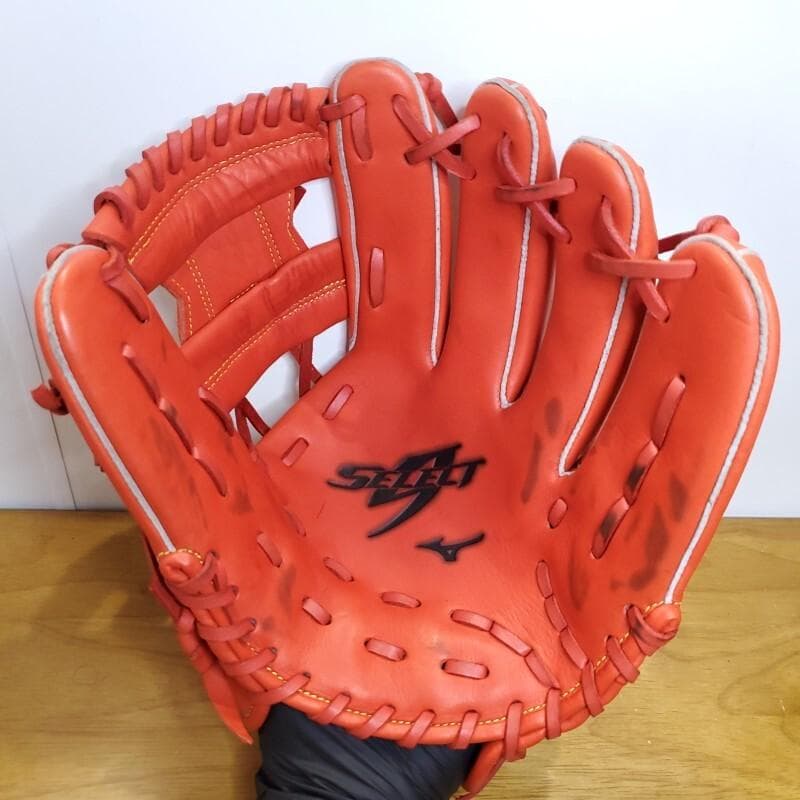 ミズノ MIZUNO 坂本型Hウェブ セレクトナイン 美品 内野用 軟式グローブ