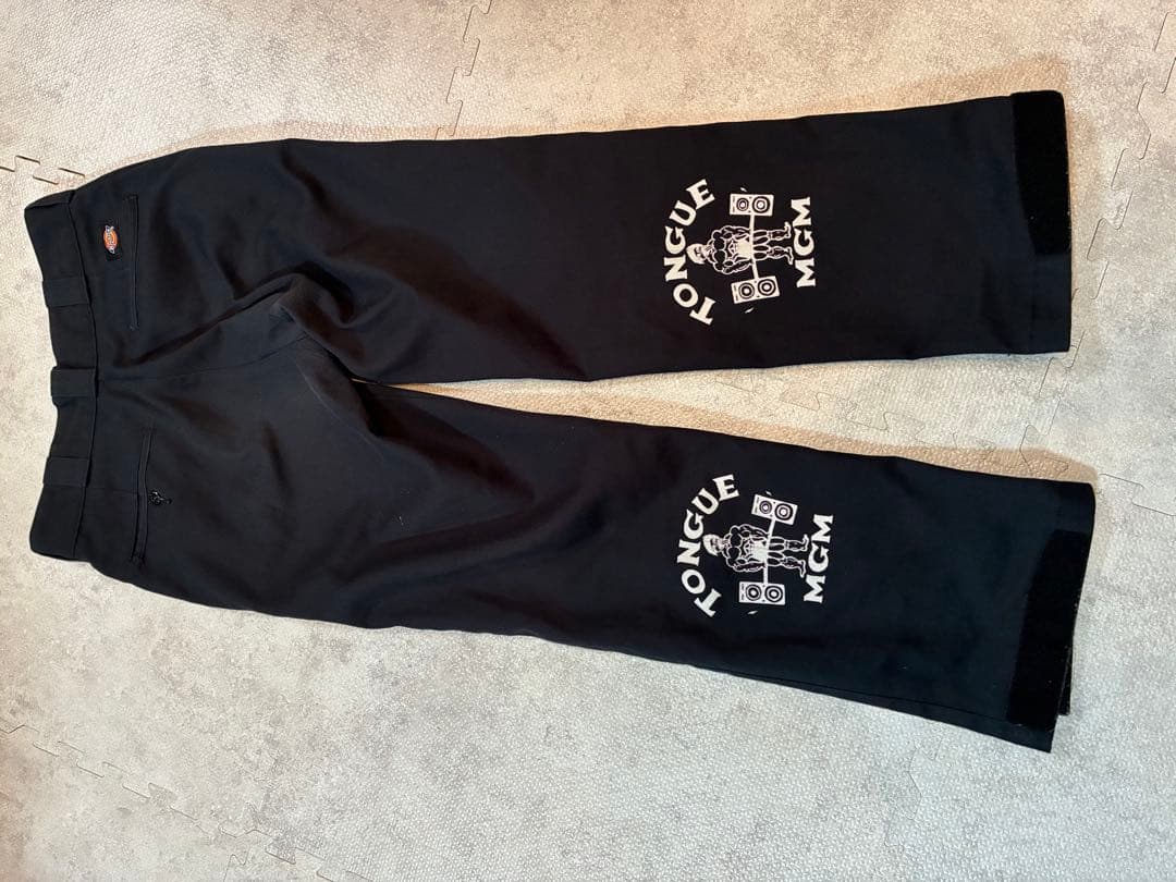 山本 KID ブランドTONGUE MGM ワークパンツ 黒