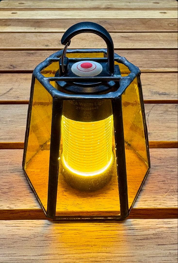 LEDLENSER ML4用ステンドグラスランプシェード〜lemon〜