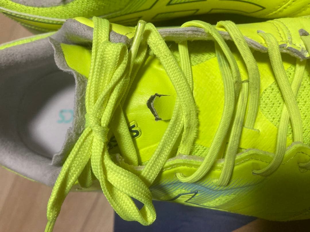ASICS デスタッキFFK　25.5センチ イエロー　箱付き