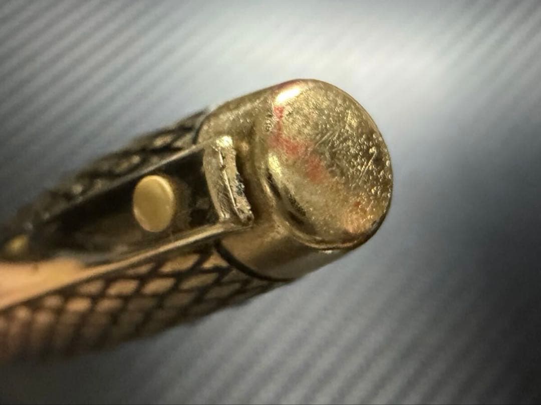 極美品 シェーファー インペリアル ゴールド 万年筆 EF 極細字