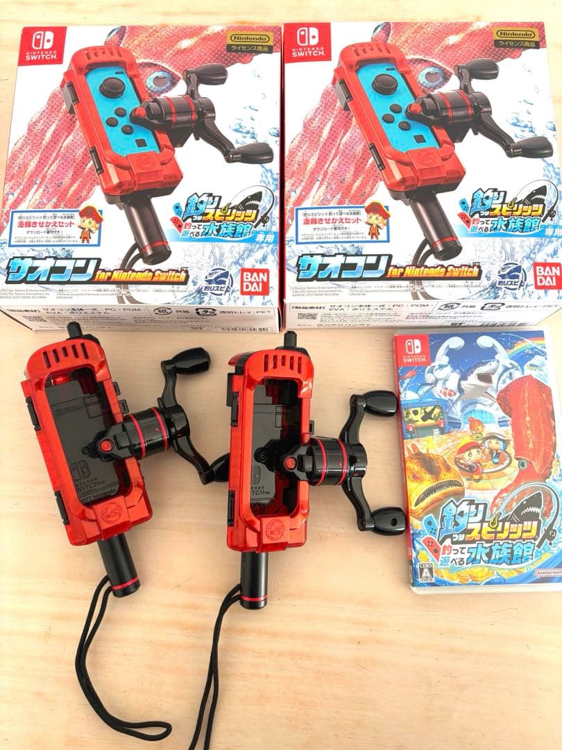 switch スイッチソフト釣りスピリッツ 釣って遊べる水族館 サオコン セット