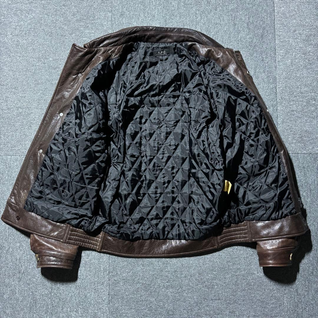 90s apc leather jacket イーストバイウエスト期