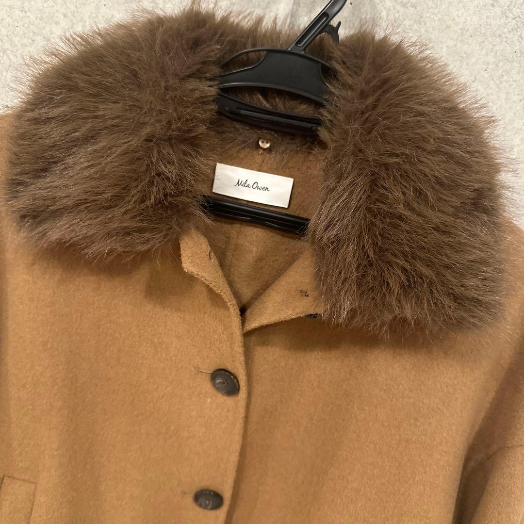 MilaOwen 2wayファーカラーリバーショートコート 定価¥23,100