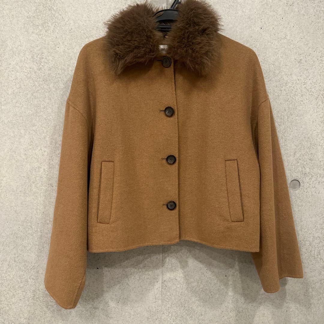 MilaOwen 2wayファーカラーリバーショートコート 定価¥23,100