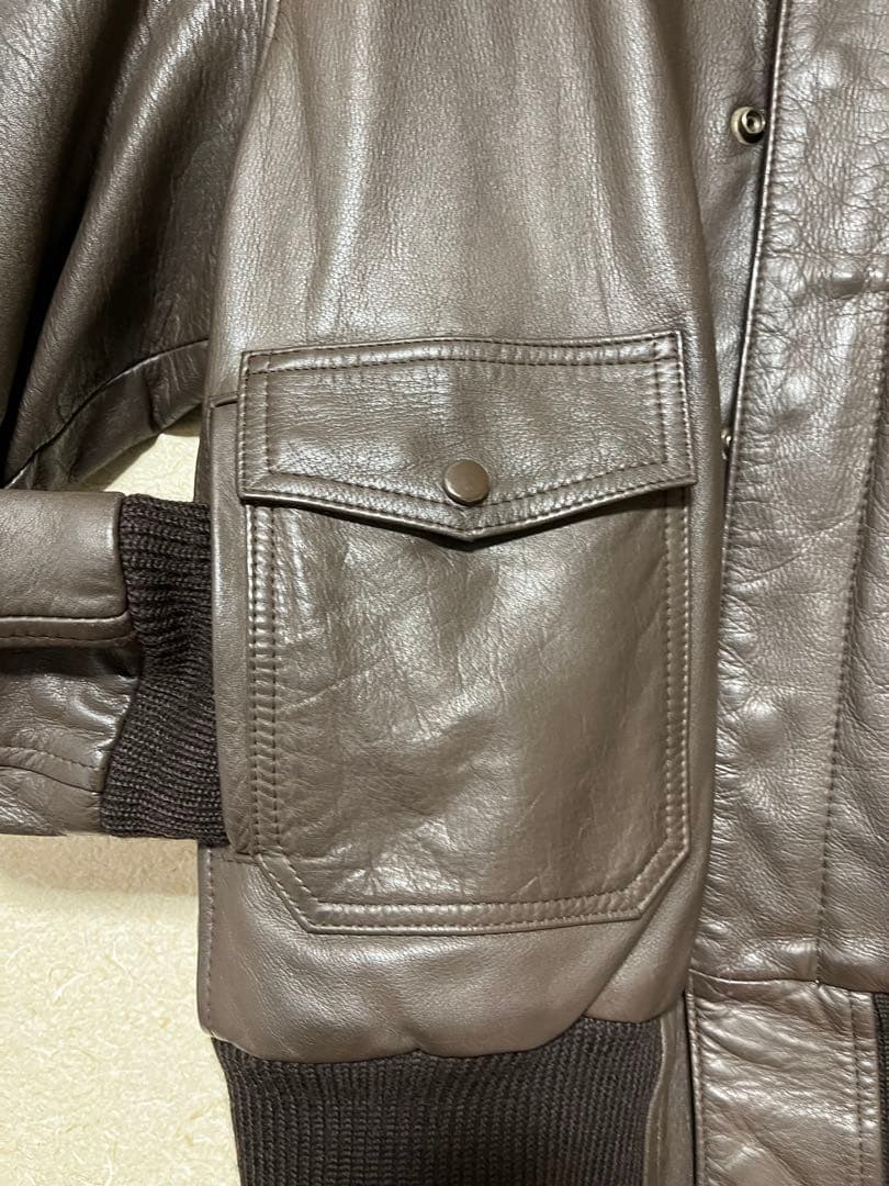 け*T様 ブラウンレザー ジャケット ビンテージ
