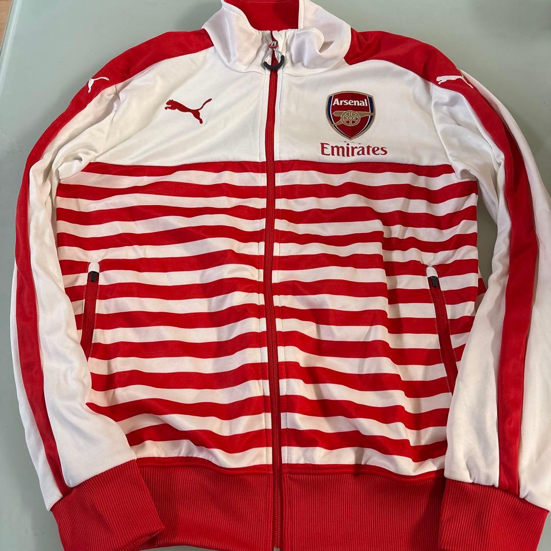 Puma Arsenal ジャージ XSサイズ ストライプ　アーセナル　男女兼用