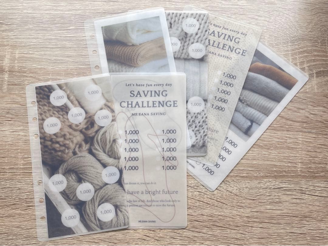 アクリルバインダー リフィル セット saving 貯金 韓国