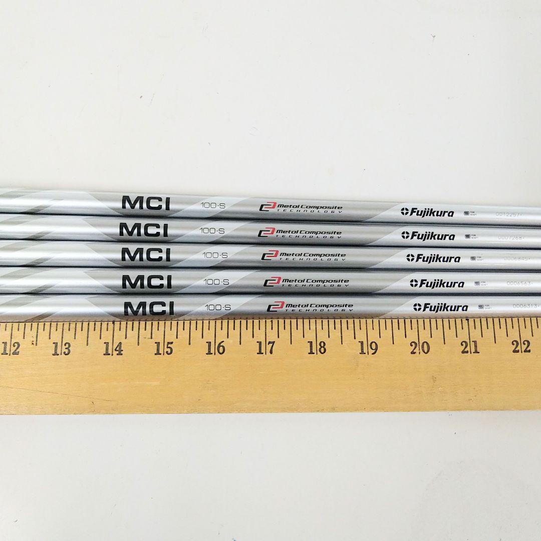 Fujikura MCI 100 S シャフト 5本セット　フジクラ　アイアン用