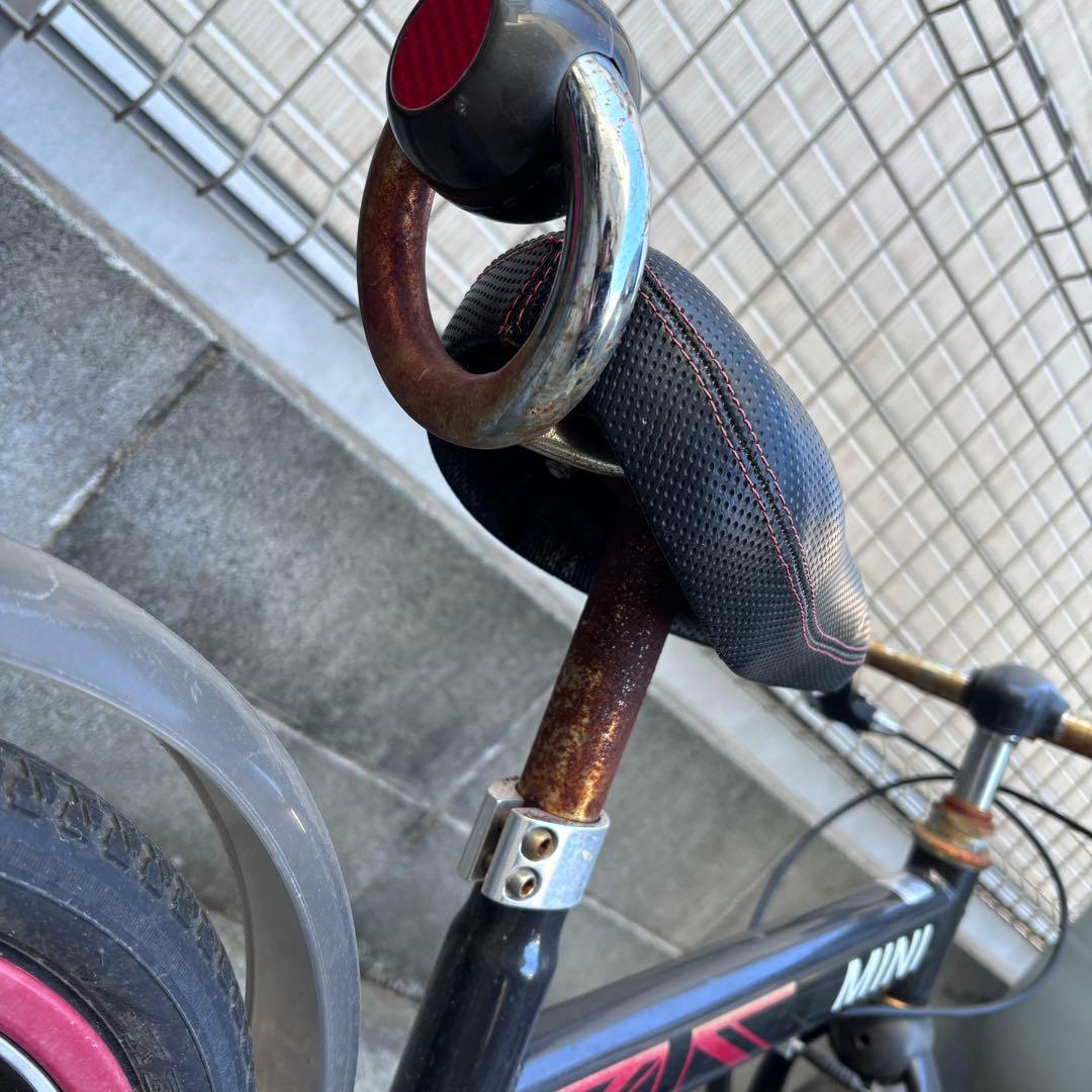 MINI 幼児用自転車 黒/赤　14インチ