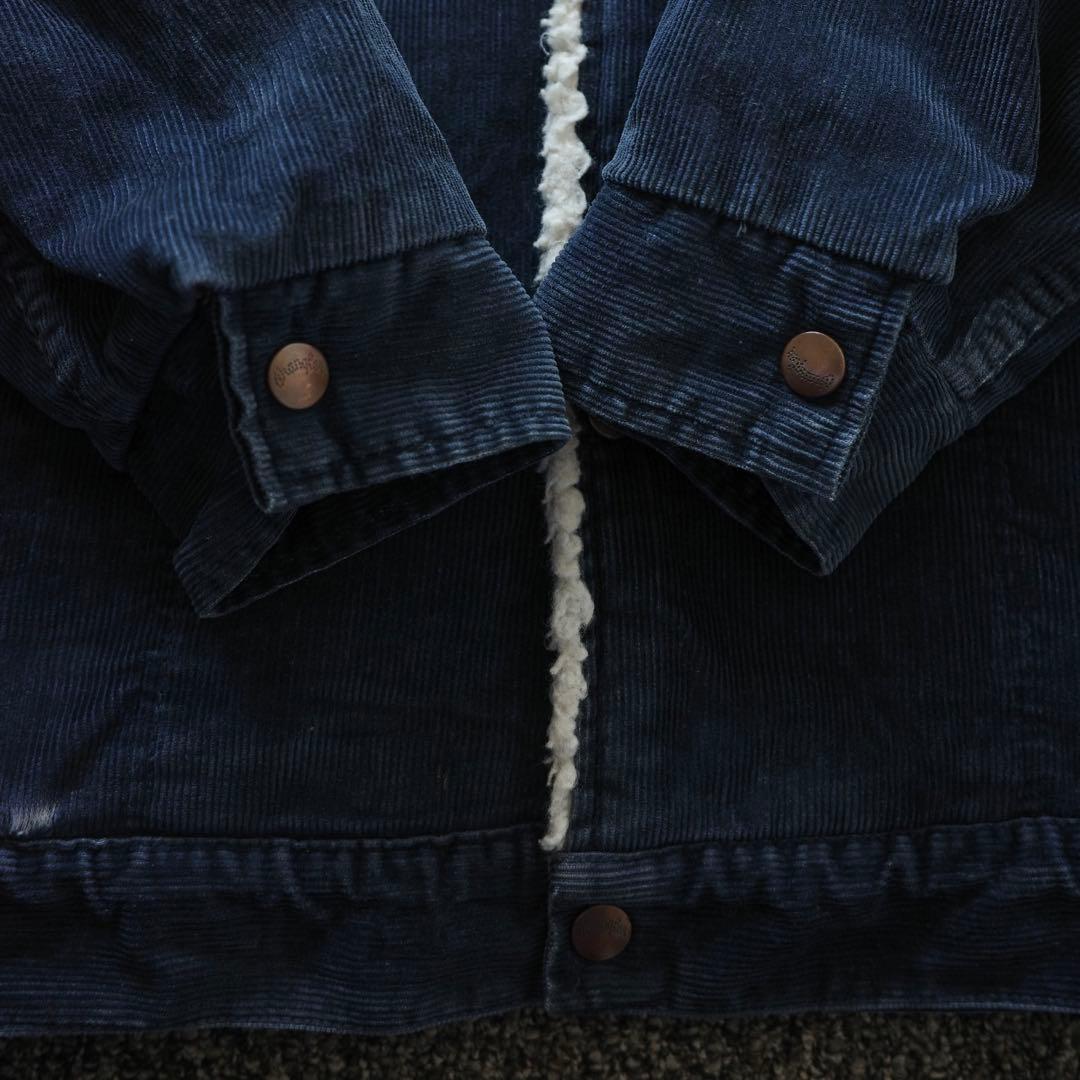 Wrangler ボア襟 ネイビー ジャケット