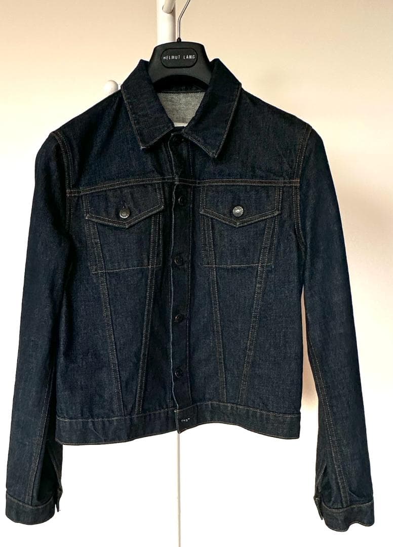HELMUT LANG Re-edition赤ペンキペイントデニムジャケット
