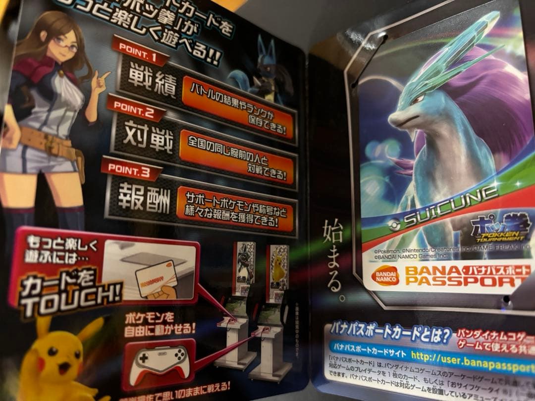 【世界200枚限定配布】ポッ拳　バナパスポート スイクン　未使用
