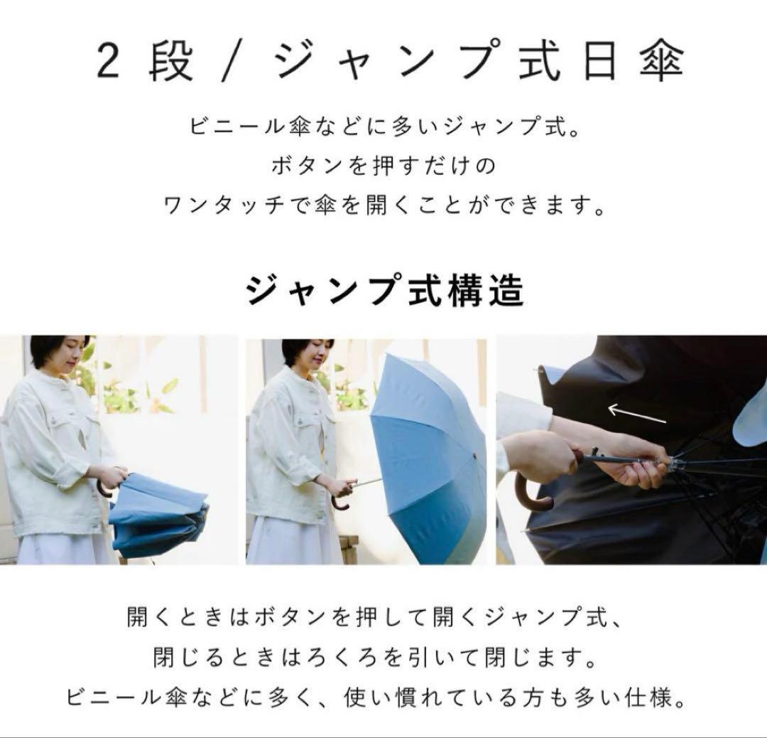 COKAGE+ 木手元 55cm ジャンプ折 リリィホワイト サマーシールドII