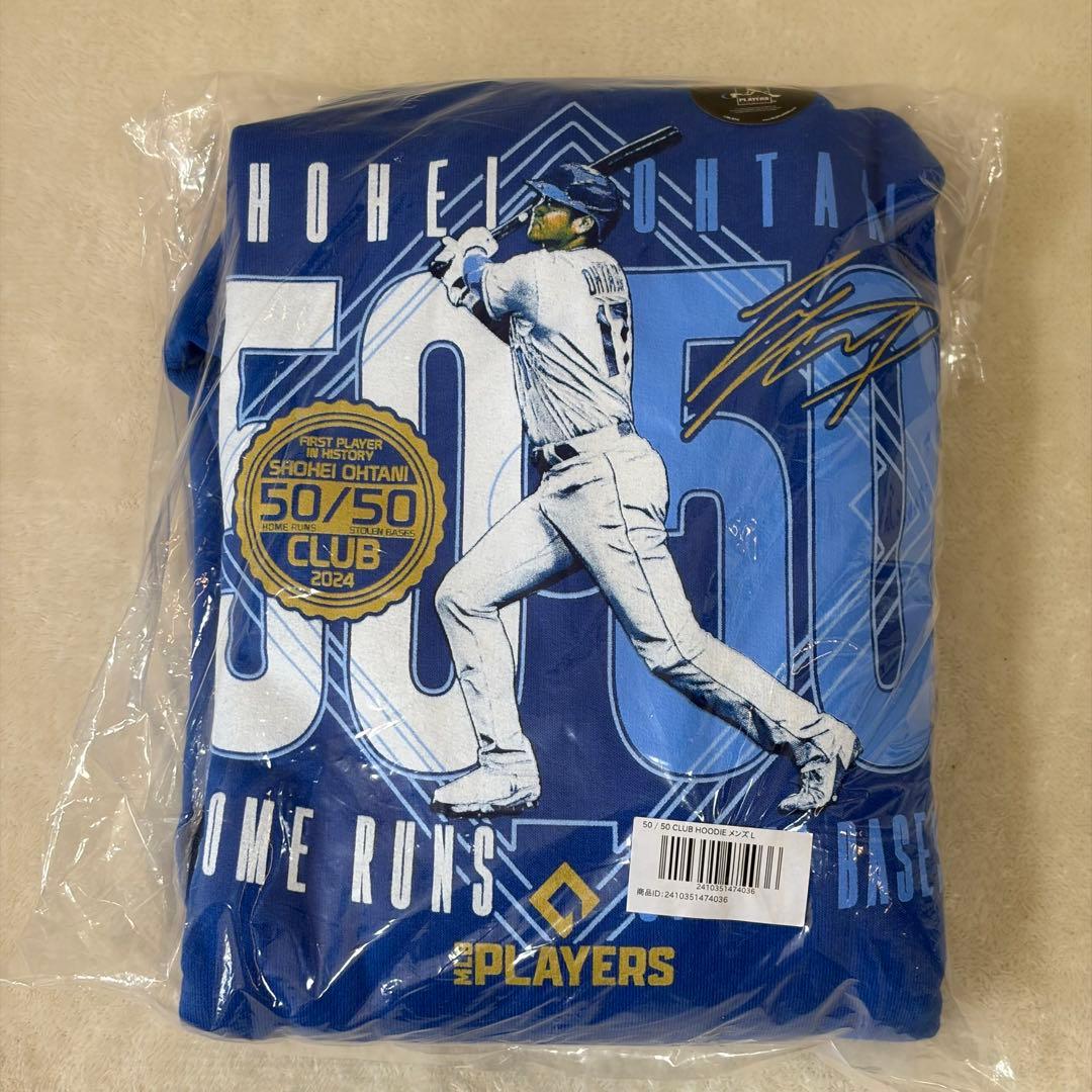 【新品】大谷翔平 50/50 CLUB パーカー L MLBPA公式 海外限定
