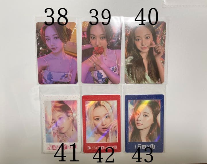 TWICE バラ売りトレカ 1〜73