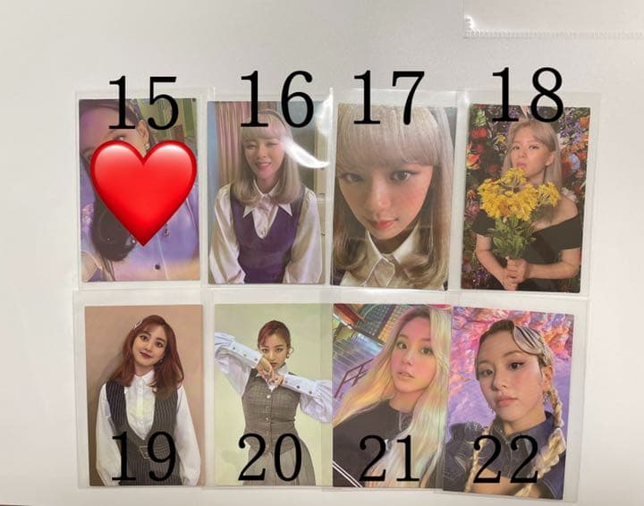 TWICE バラ売りトレカ 1〜73