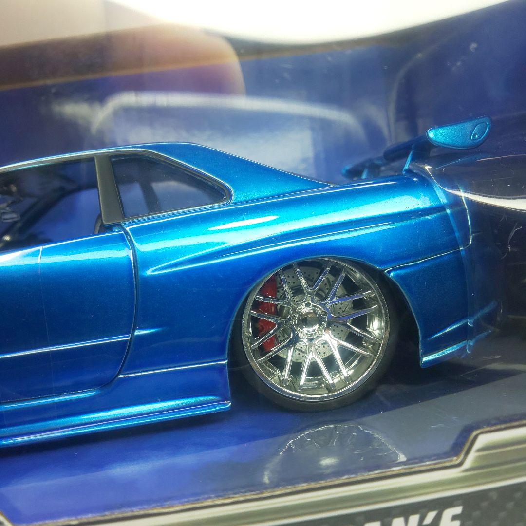 〓1/24スケール〓ワイスピのブライアンとR34スカイラインGT-R〓未開封〓