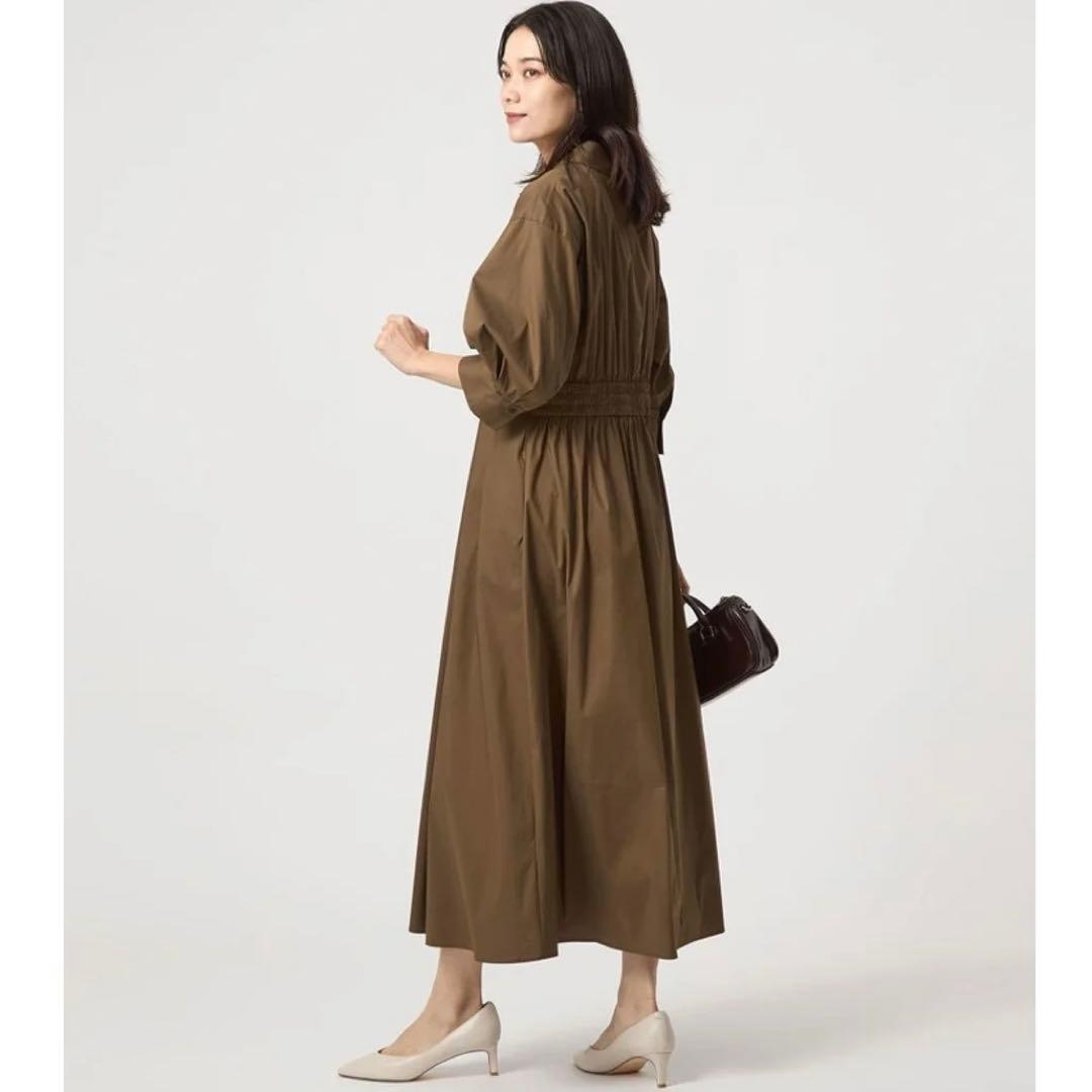 【ききみみ】GREEN LABEL RELAXING シャツ襟 ワンピース