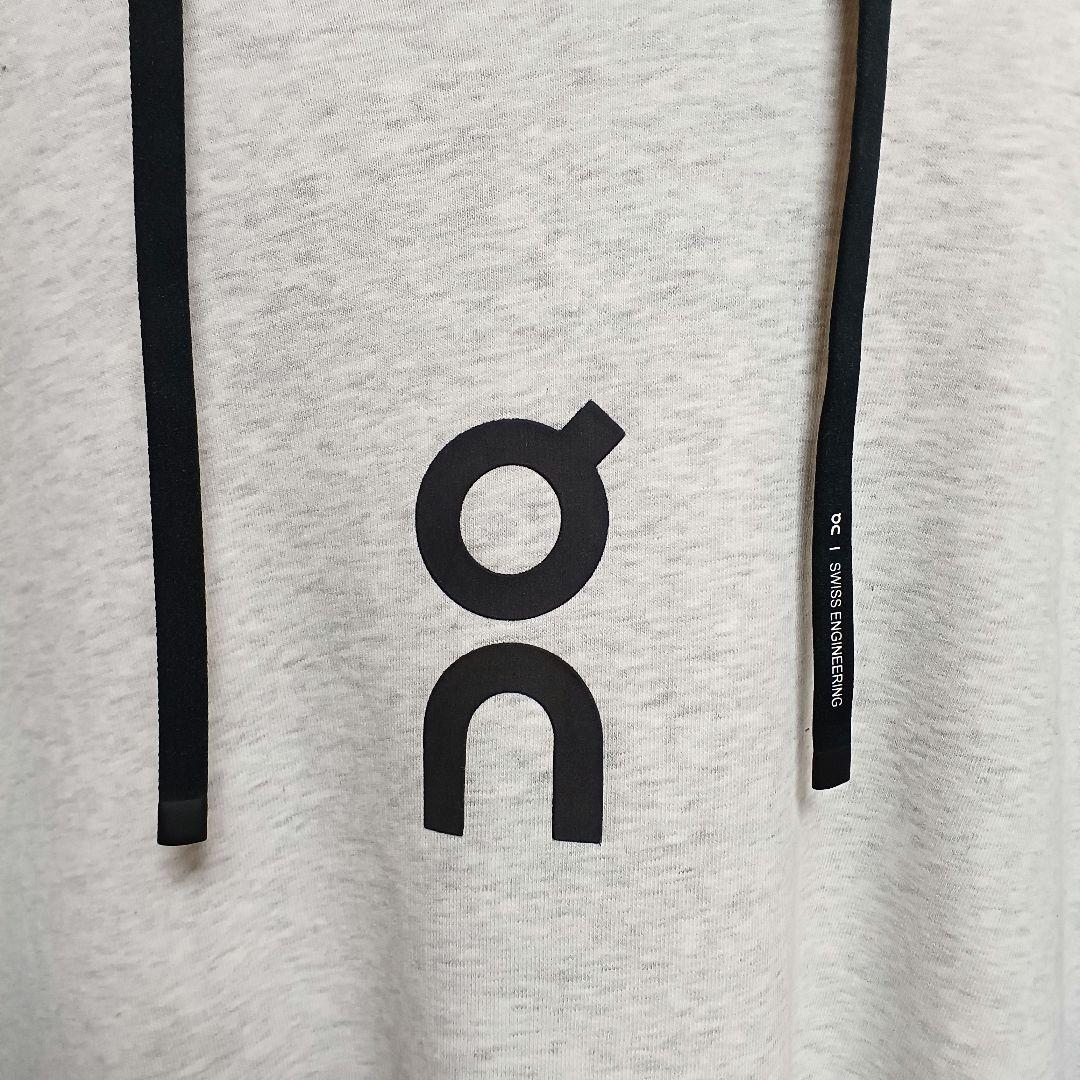 On Club Hoodie クラブ フーディ パーカー ライトグレー XL