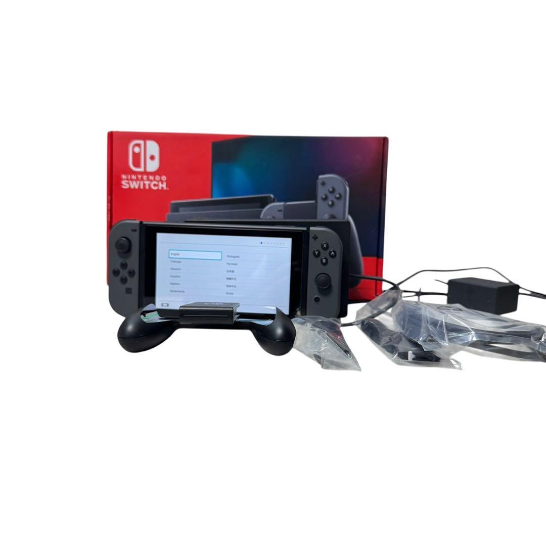 Nintendo Switch グレー 本体 バッテリー強化 2021