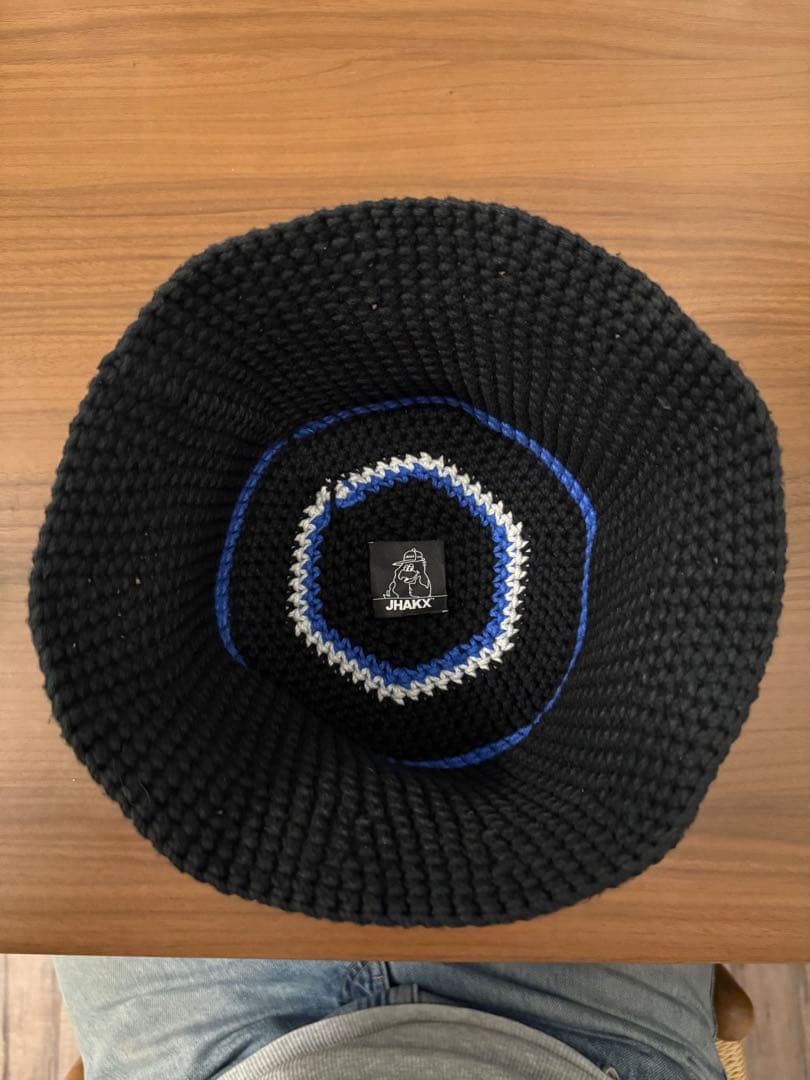 帽子 JHAKX COTTON BUCKET HAT - BLACK