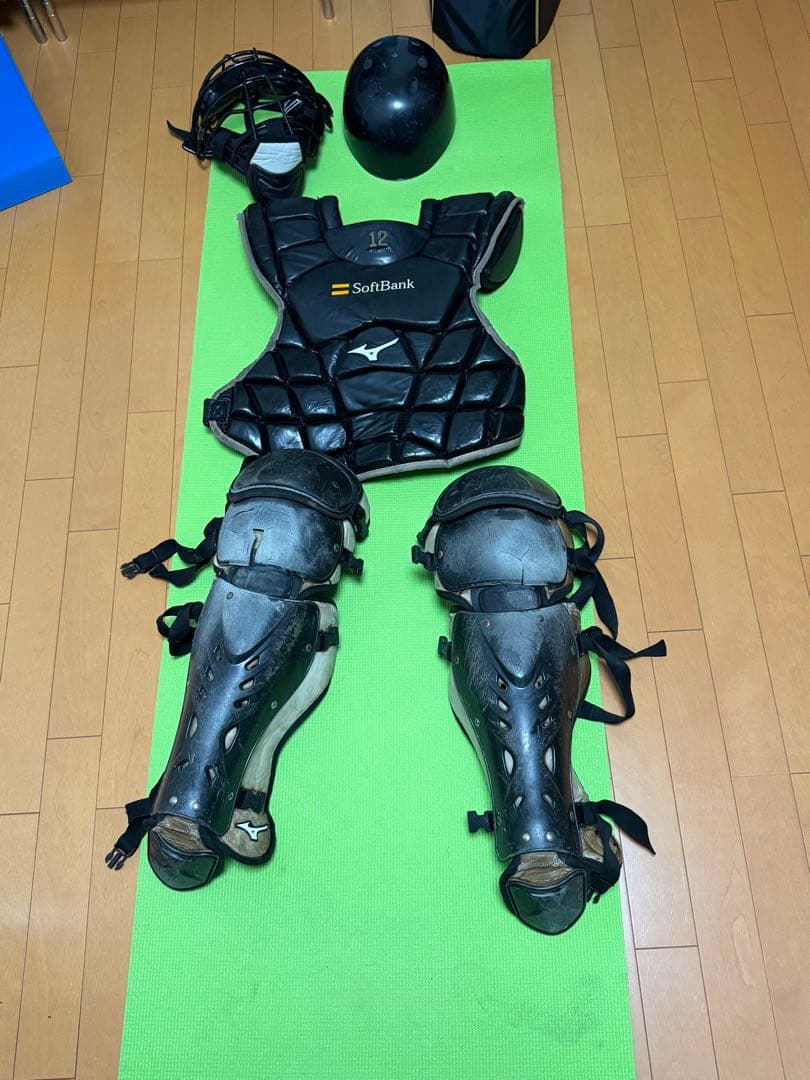 キャッチャー防具一式　プロ使用品