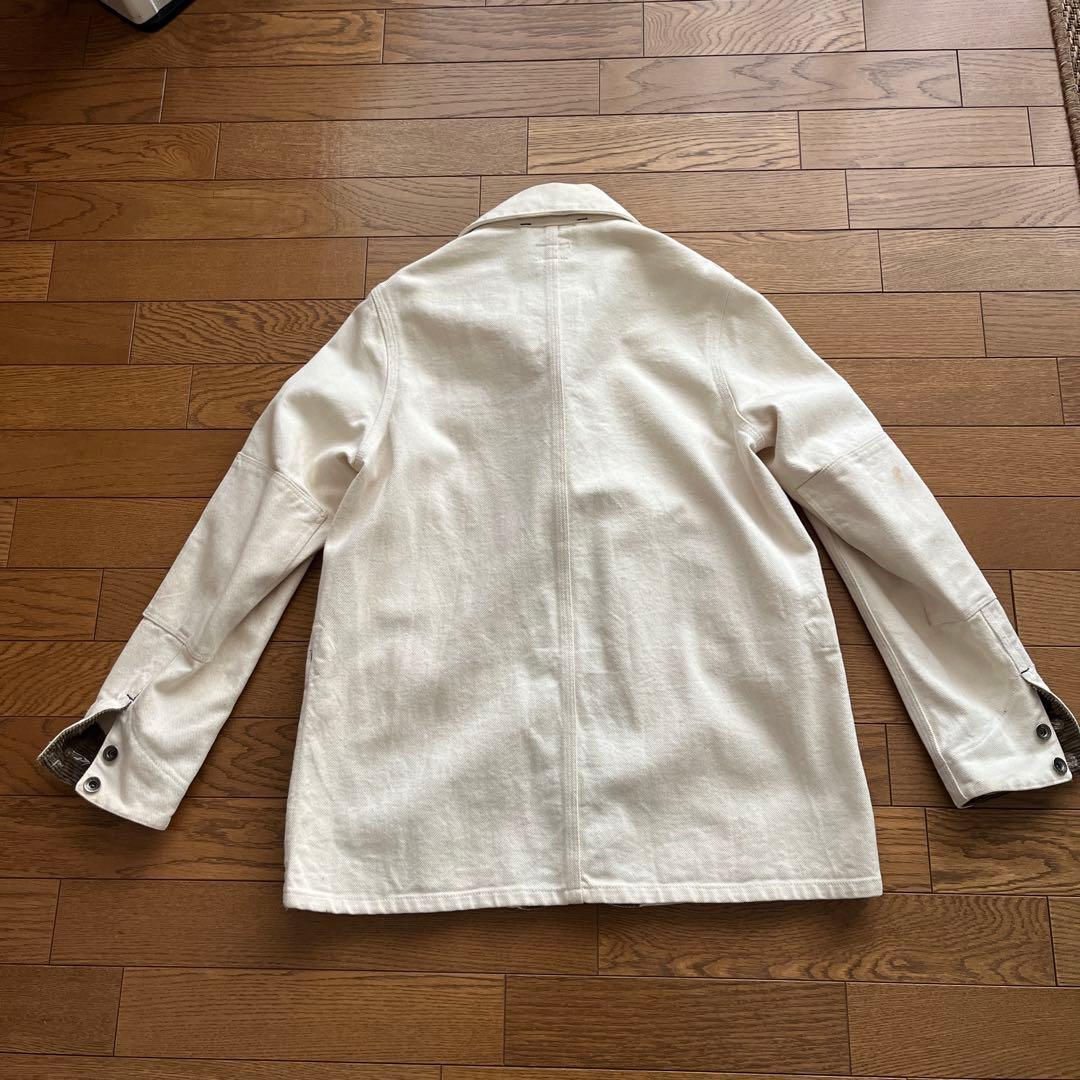 【希少】エンジニアードガーメンツ　初期タグ　カバーオール　白　S