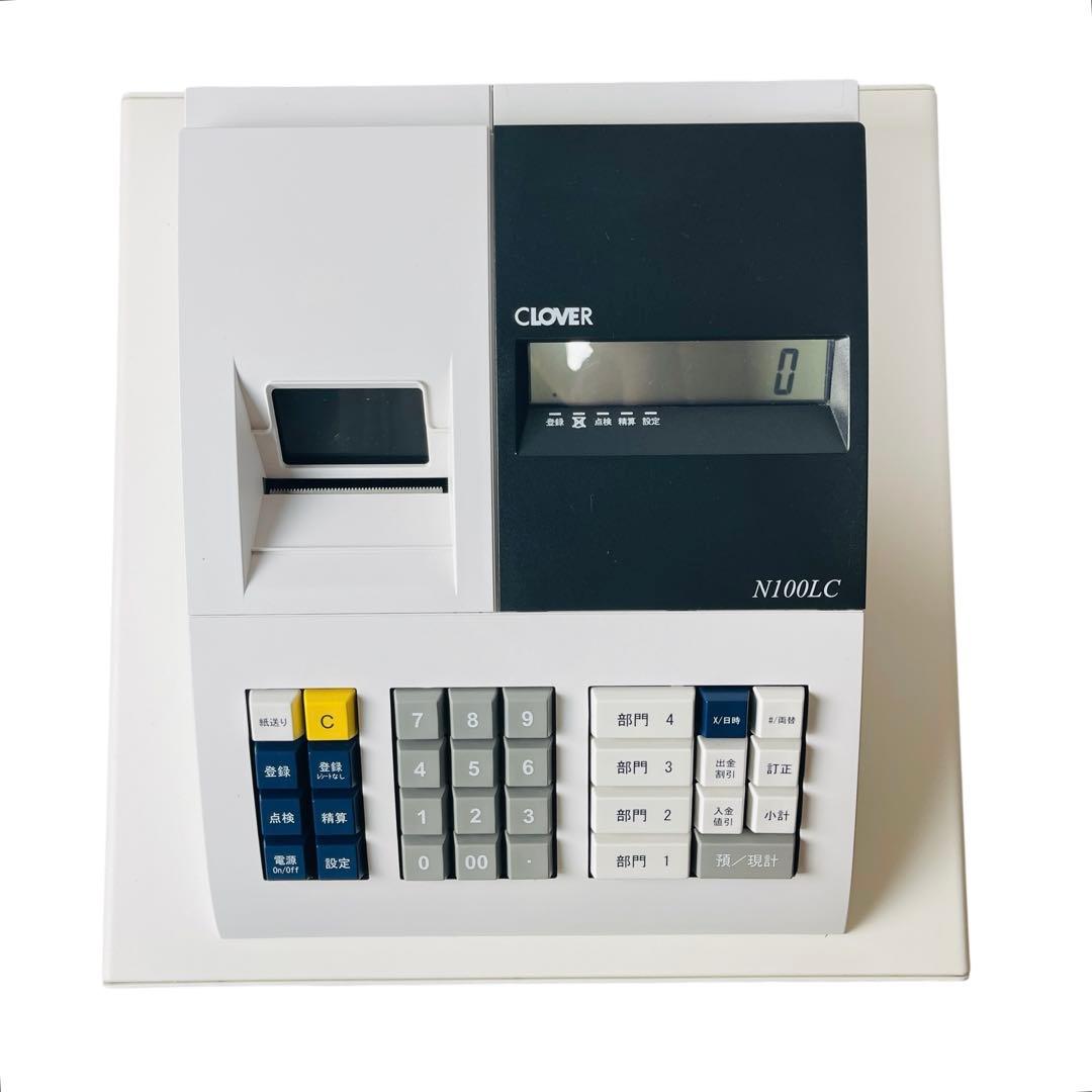 CLOVER クローバー電子 N100LC コンパクトレジスター 美品✨