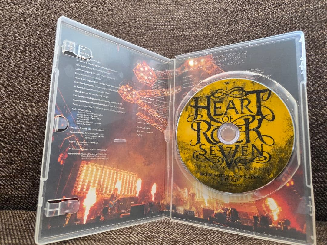 ミュージック HEART OF ROCK SEVEN SIAM SHADE DVD
