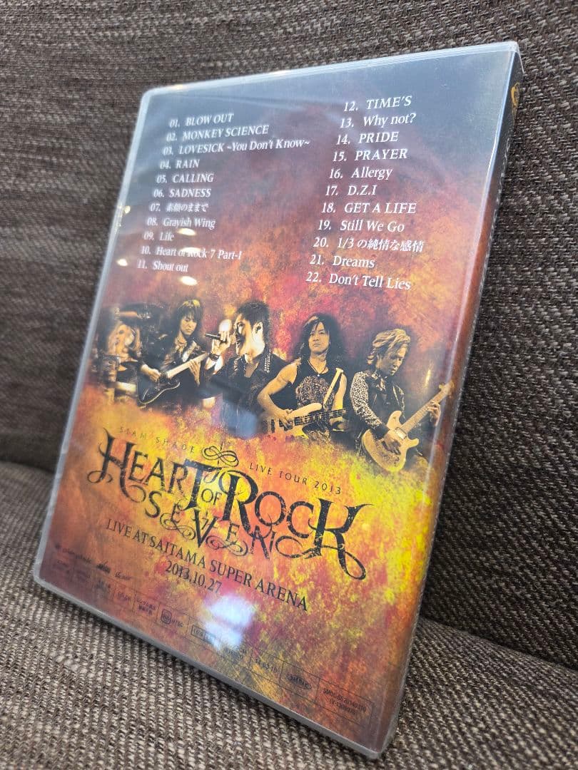 ミュージック HEART OF ROCK SEVEN SIAM SHADE DVD