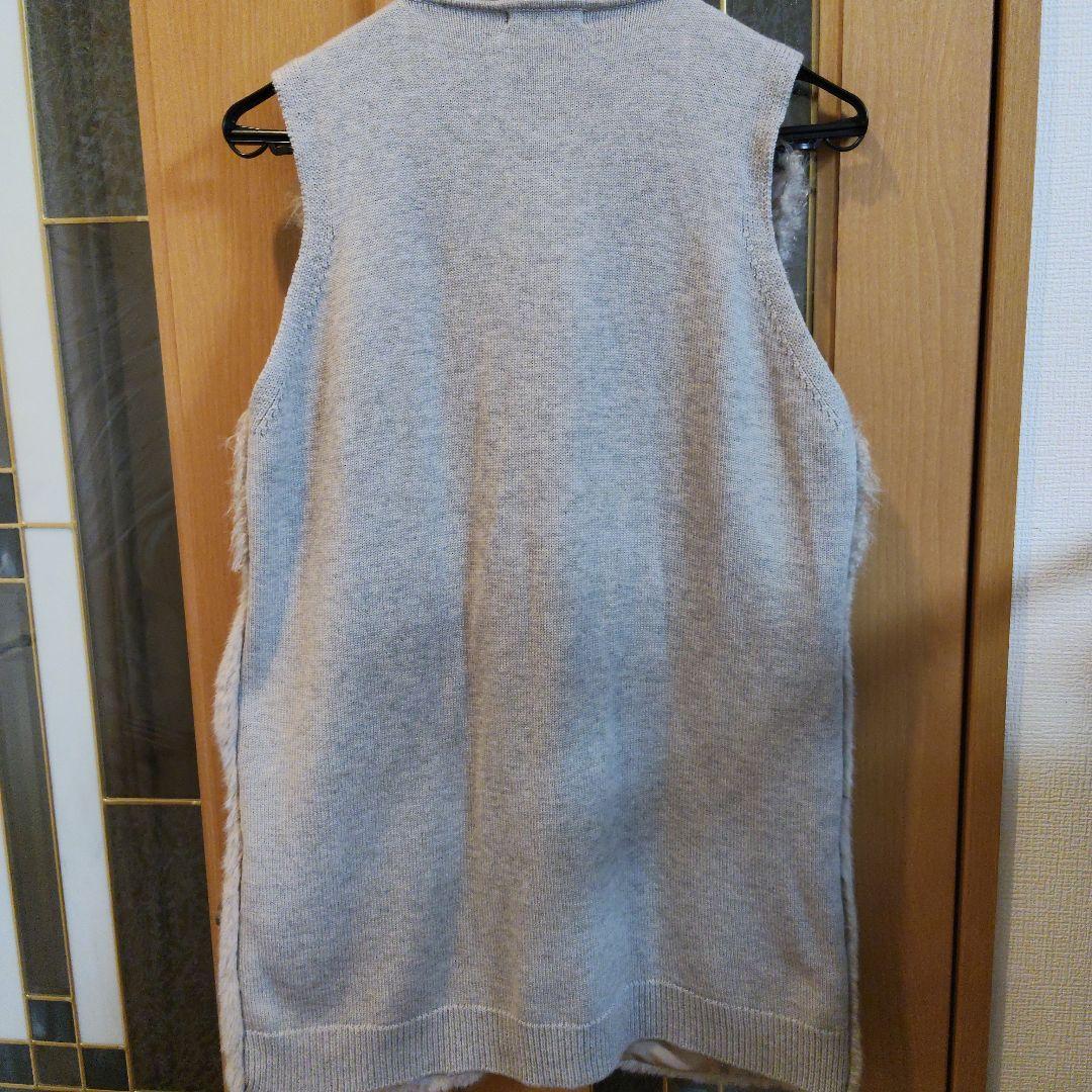 美品　アルアバイル　フェイクファーベスト