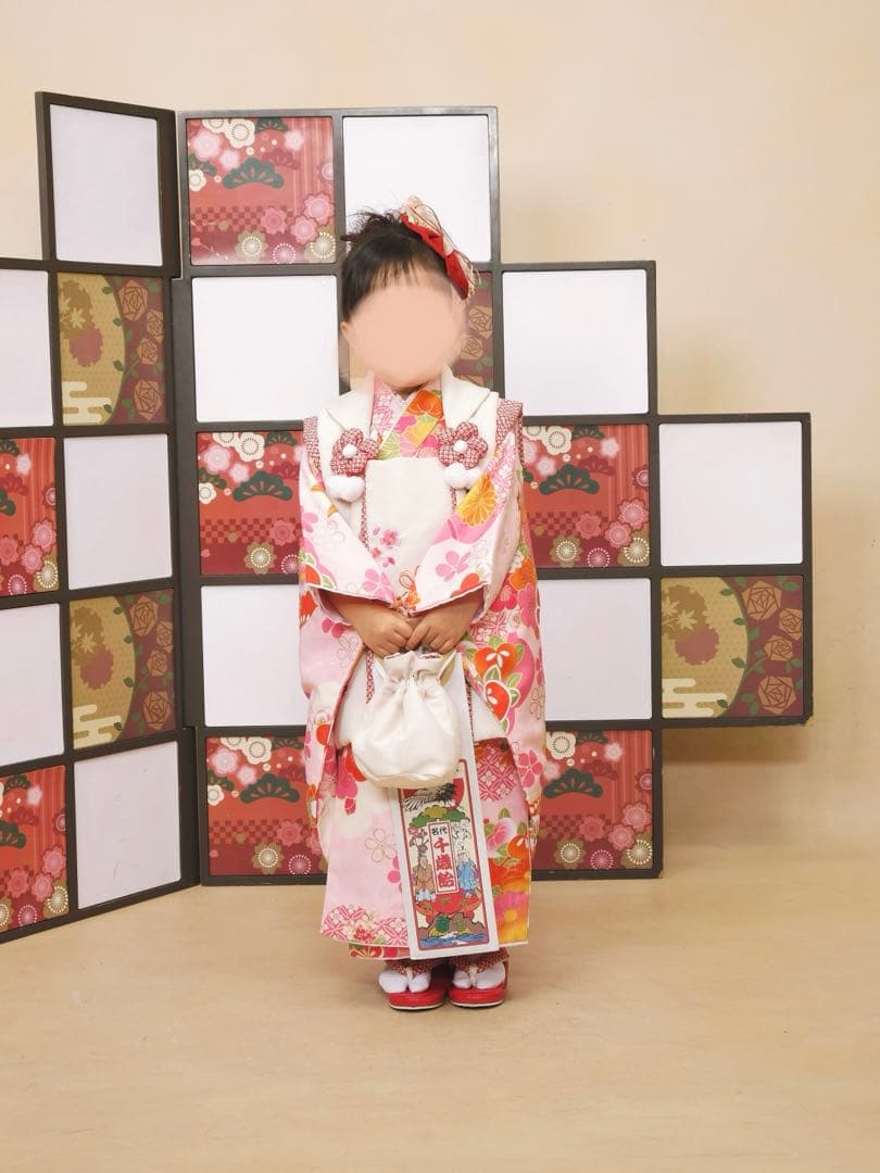 七五三　3歳　被布　セット