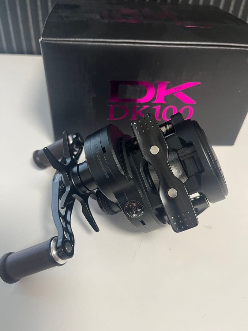 DK100 ベイトリール ブラック　アップグレードモデル