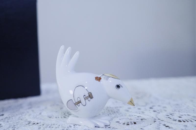 ◆Meissen マイセン コミックバード2体セット フィギュリン 置物 陶器