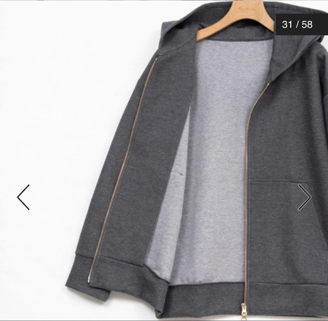 【ノーリーズ】ウォッシャブルOversized ZIPフーディー