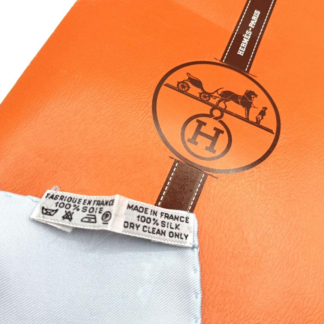 HERMES カレ90 EQUATEUR 赤道直下 シルクスカーフ 上317