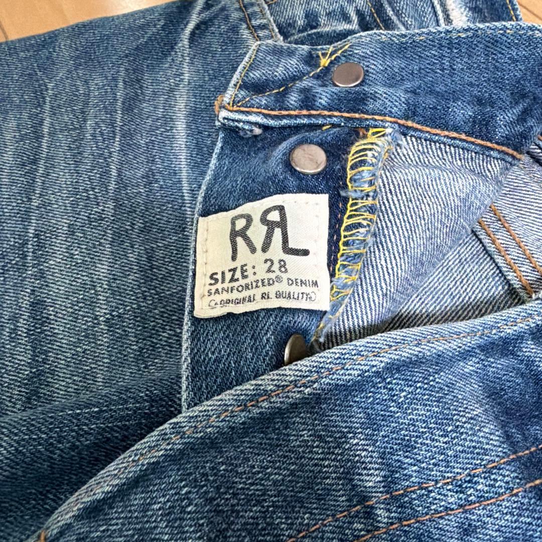 ぱ*ち様 RRL ストレートデニム ウエスト78 股下80 裾幅20