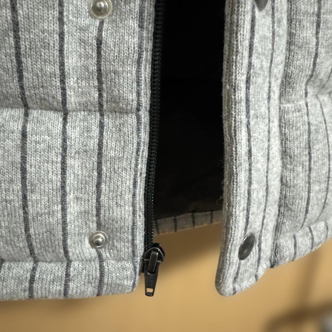 おでぶーパパpatagonia ストライプ ダウンベスト S