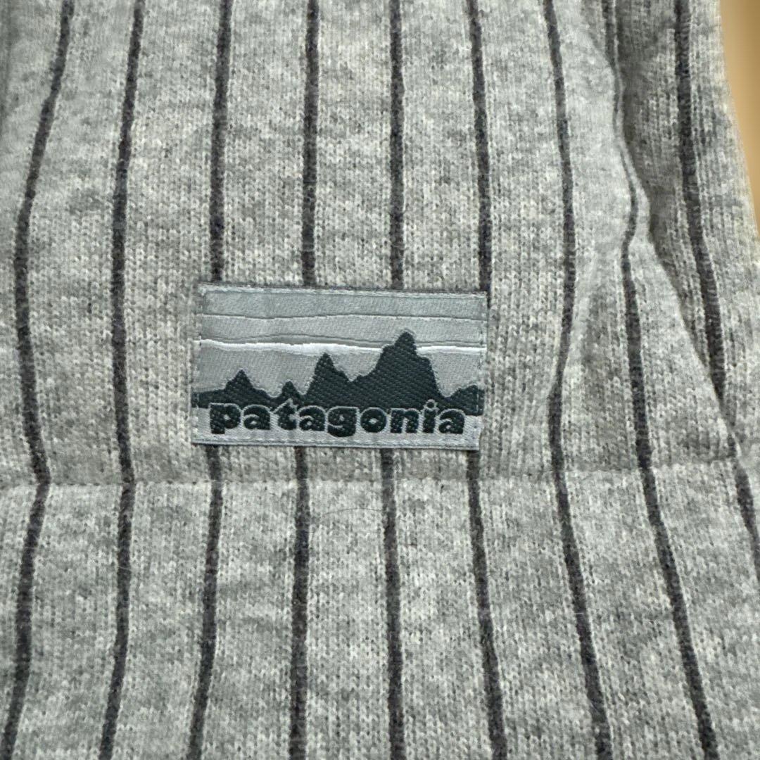 おでぶーパパpatagonia ストライプ ダウンベスト S