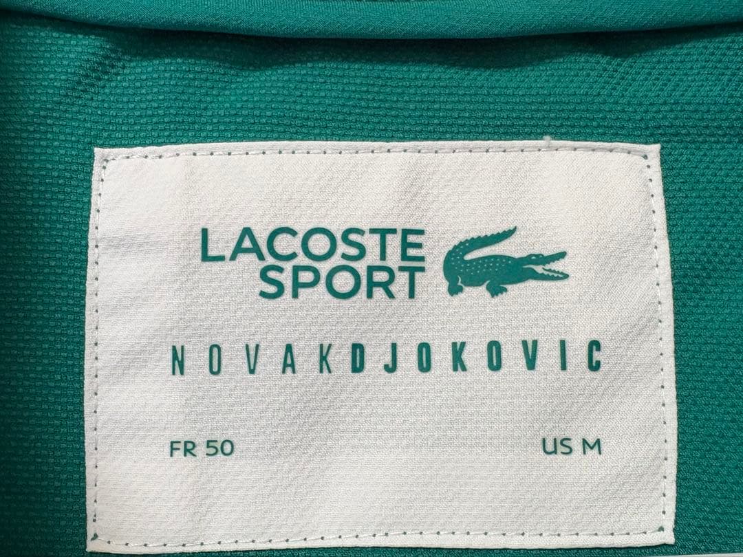 【ジョコビッチ着用モデル】LACOSTE テニスジャケット (US)Mサイズ