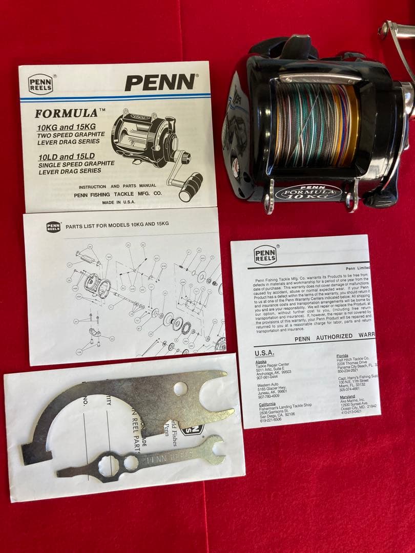 PENN FORMULA 10 KG 両軸リール